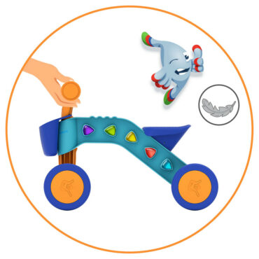 Chillafish детско колело за яздене в оранжево и синьо-bellamiestore