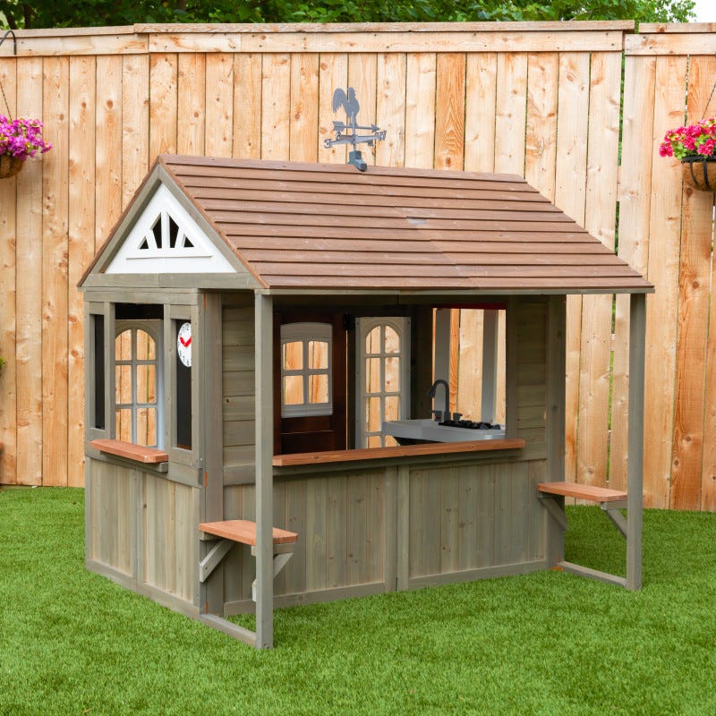 Детска дървена къща за игра в кънтри стил от Kidkraft-bellamiestore