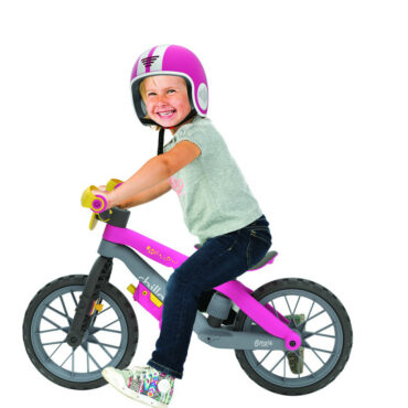 Детско баланс колело BMXIE Мото розово от Chillafish-bellamiestore