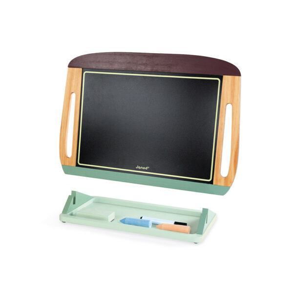 Janod Магнитна дъска дървена дъска с поставка-bellamiestore
