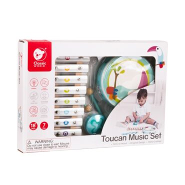 Комплект от детски музикални инструменти Тукан от Classic World-bellamiestore