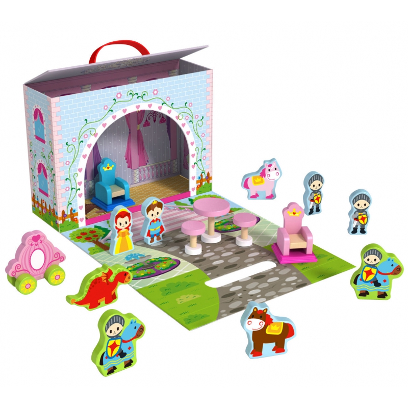 Tooky toy комплект за игра Приказния замък-bellamiestore