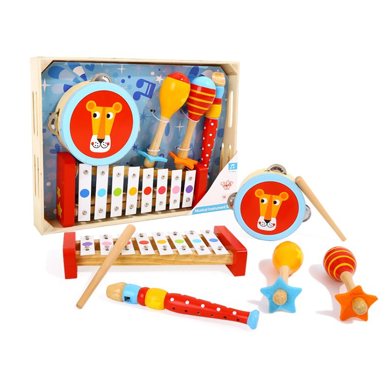 Tooky toy музикален комплект за деца Лъвче-bellamiestore