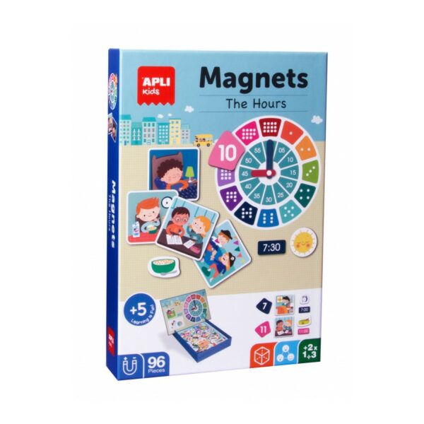 Apli магнитна образователна игра - Часовник-bellamiestore