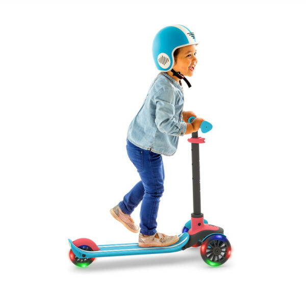 Chillafish тротинетка Scotti Glow синя-bellamiestore