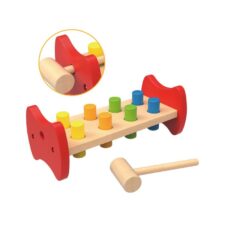 Детска дървена играчка с чукче Tooky toy-bellamiestore