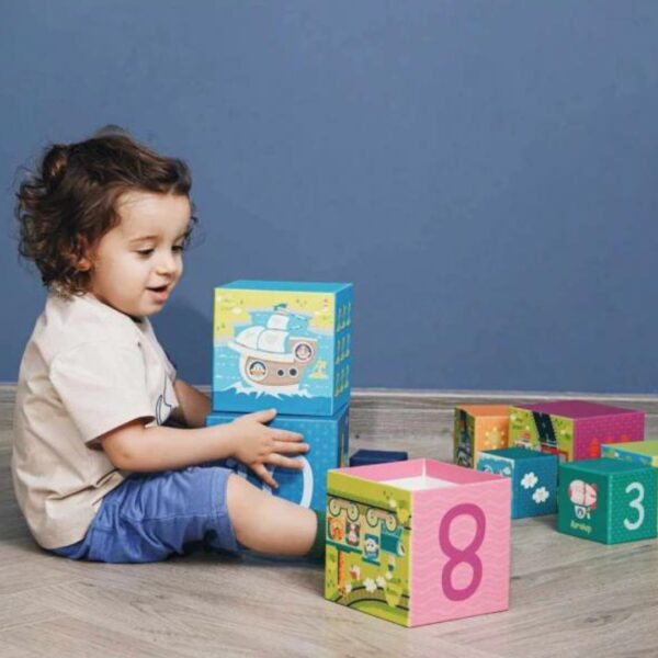 Детски кубчета Транспортни средства 10 броя от Classic world-bellamiestore