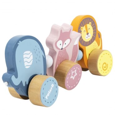 Дървена играчка за дърпане Polar B от Viga toys-bellamiestore