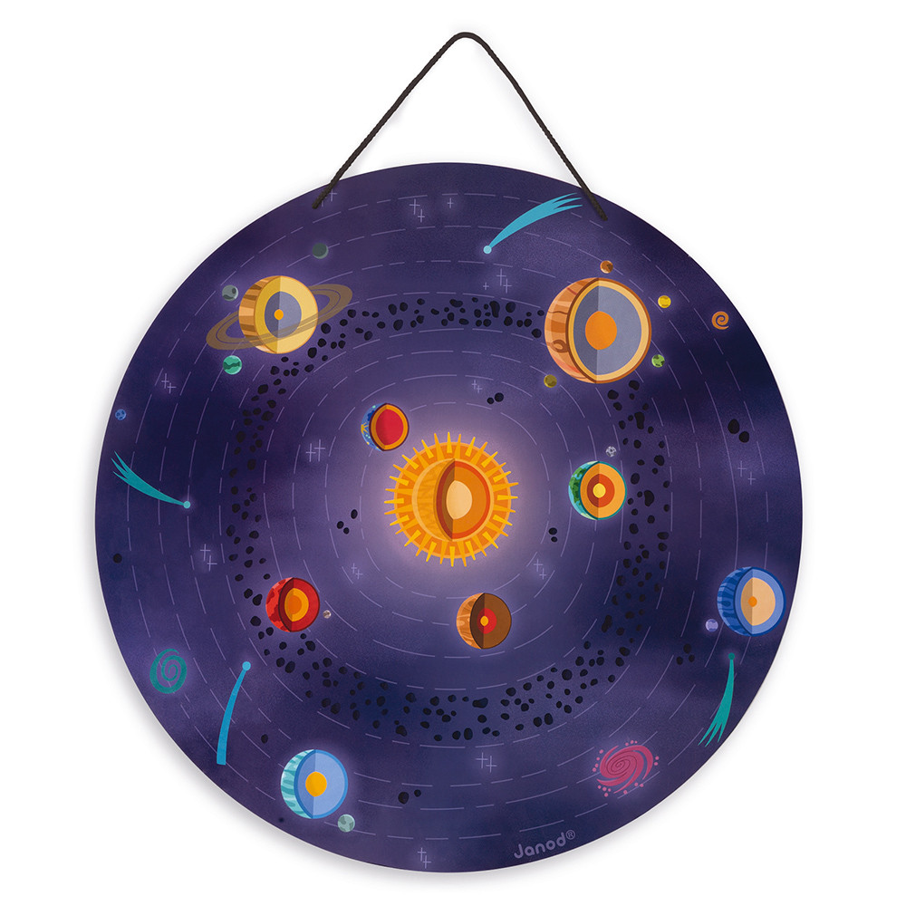 Магнитна дъска Слънчевата система от Janod-bellamiestore