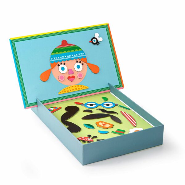Магнитна игра за деца- Смешни лица от Apli kids-bellamiestore