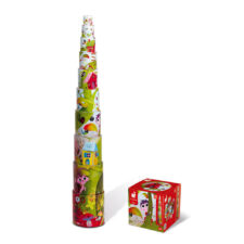 Пирамида от кръгли кубчета - Магическо дърво от Janod-bellamiestore