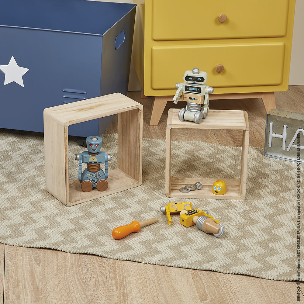 Дървена играчка - Направи си роботи от Janod-bellamiestore