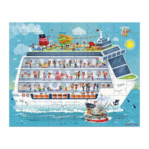 Детски пъзел Круиз 2 броя от Janod-bellamiestore
