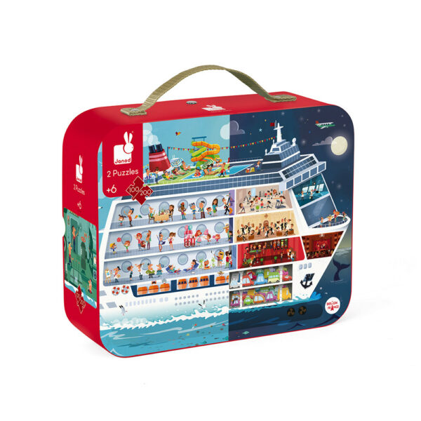 Детски пъзел Круиз 2 броя от Janod-bellamiestore