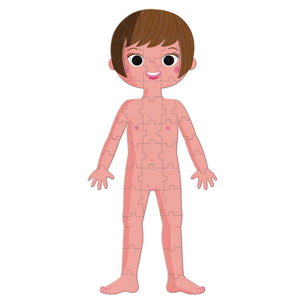 Образователен детски пъзел - Човешкото тяло от Janod-bellamiestore