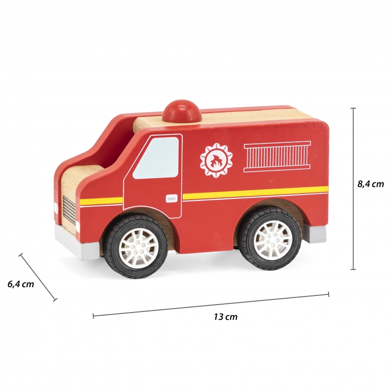 Детска дървена пожарна от Viga toys-bellamiestore
