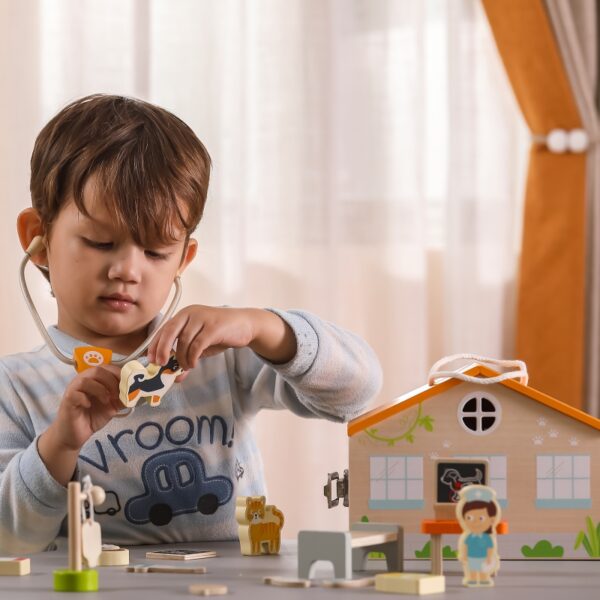 Комплект за игра - Клиника за животни от Viga toys-bellamiestore