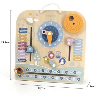 Polar B Календар и часовник - образователна играчка-bellamiestore