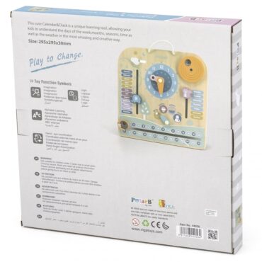 Polar B Календар и часовник - образователна играчка-bellamiestore