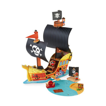 Детски играчки за момчета - Пиратски кораб от Janod-bellamiestore