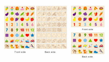 Игра за сортиране на животни, плодове и зеленчуци от Viga toys-bellamiestore