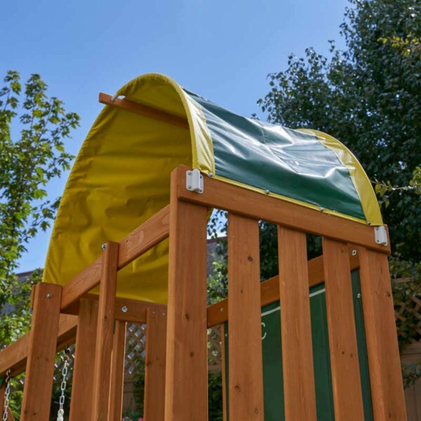Комплект за игра на открито с люлки и пързалка от KidKraft-bellamiestore