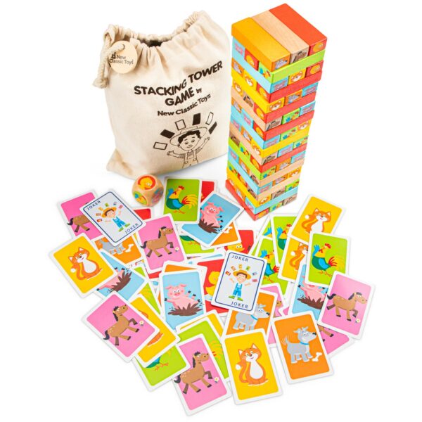 Образователна игра Дженга от New classic toys-bellamiestore