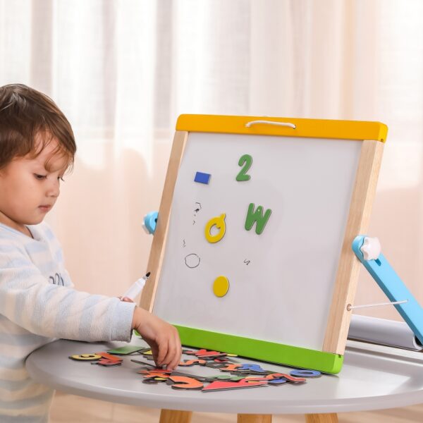 Настолна магнитна дъска с аксесоари от Viga toys-образователни играчки за деца на 2 години