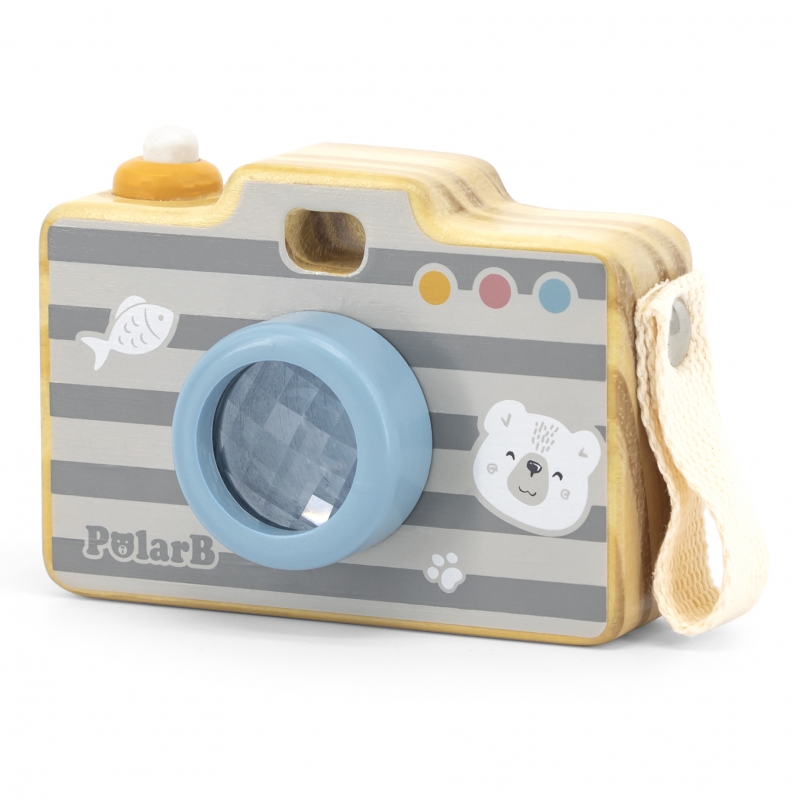 Viga Polar B фотоапарат за деца от дърво-bellamiestore