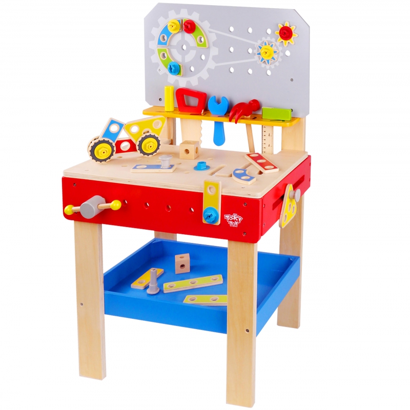 Tooky toy детска дървена работилница-bellamiestore