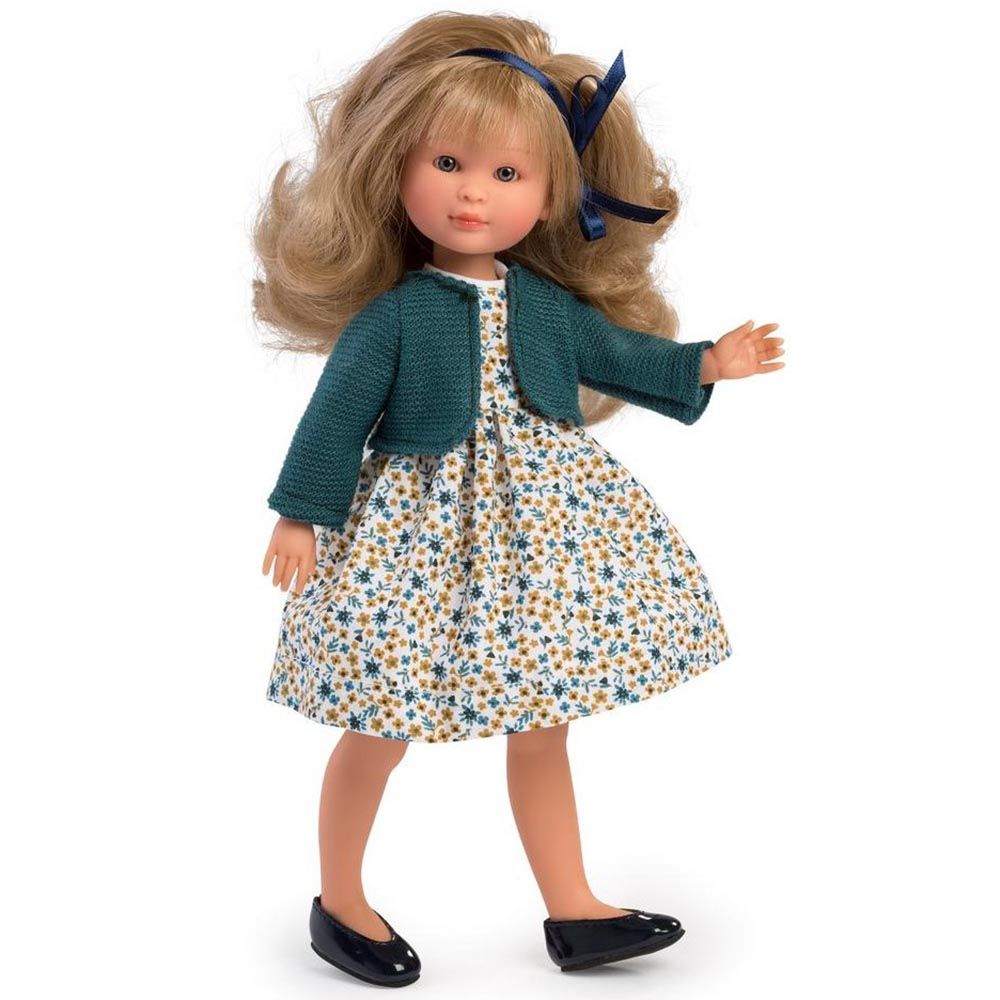 Asi Кукла Силия с цветна рокля и жилетка-bellamiestore