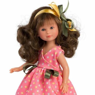 Детска кукла Asi dolls Силия с коралова рокля-bellamiestore