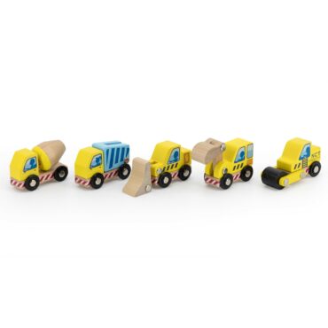 Детски комплект строителни машини от New classic toys-bellamiestore