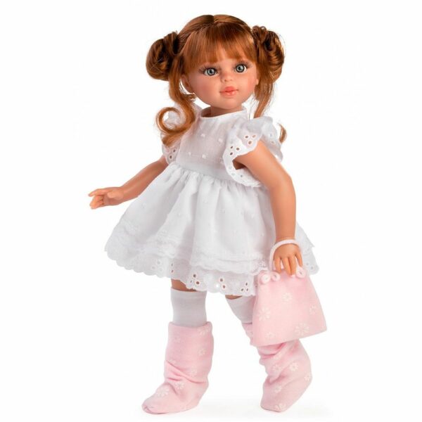 Красива детска кукла с бяла рокля Сабрина от Asi Dolls