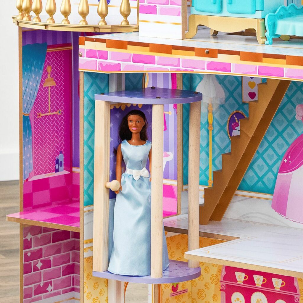 Замък за принцеси - дървени къщи за кукли от Kidkraft-bellamiestore