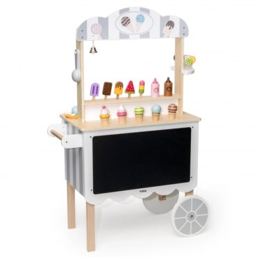 Дървен магазин за сладолед на колела от Viga toys-bellamiestore