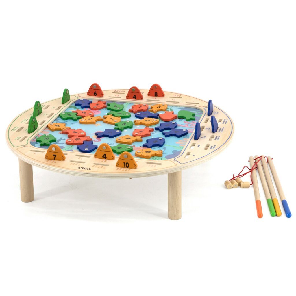 Дървена маса за игра - Риболов от Viga toys-bellamiestore