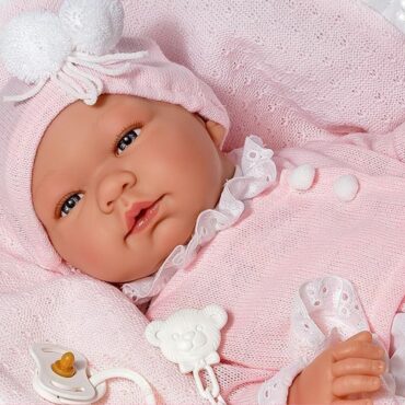 Детска кукла - Бебе Мария с одеяло и биберон-bellamiestore
