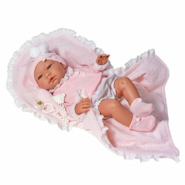Детска кукла - Бебе Мария с одеяло и биберон-bellamiestore