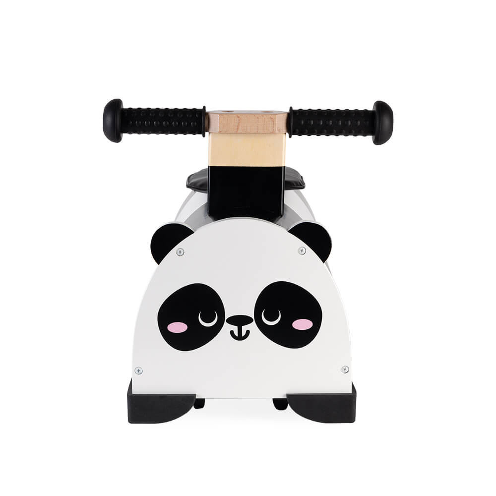 Дървена играчка - Панда за яздене-bellamiestore