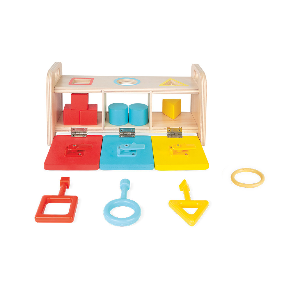 Janod играчка за соритране на форми с ключове Essentiel-bellamiestore