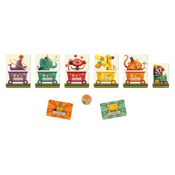 Забавна детска игра - Wagonimo от Janod-bellamiestore