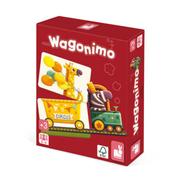 Забавна детска игра - Wagonimo от Janod-bellamiestore