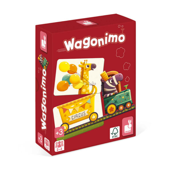 Забавна детска игра - Wagonimo от Janod-bellamiestore