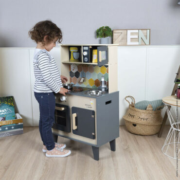 Гранде детска дървена кухня с мозайка Janod-bellamiestore