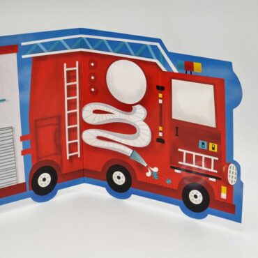 Забавна игра със стикери - Пожарна и Магазин за сладолед-bellamiestore