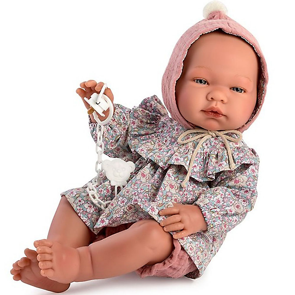 Asi кукла - Бебче Мария с рокля и шапка-bellamiestore