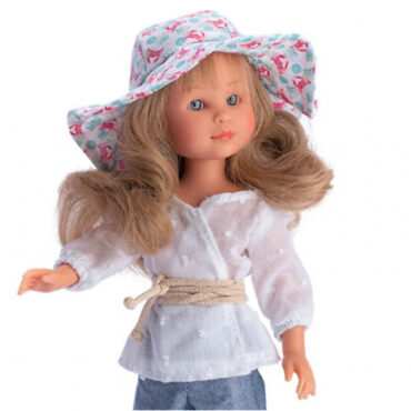 Asi кукла Силия с дънков панталон и шапка-bellamiestore