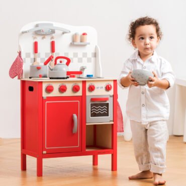 Детска дървена кухня Лукс в два цвята-bellamiestore
