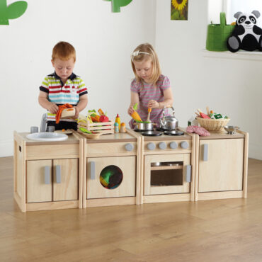 Детска дървена кухня за споделяне-bellamiestore